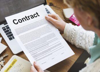 Business Contract Terms Legal Agreement Concept