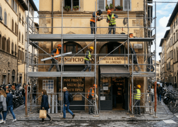 ponteggi negozio